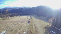 Lanovka - pohled dolů