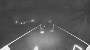 Snow park Paprsek - Lanovka - pohled dolů - 14.11.2025 v 03:01 Snow park Paprsek - Lanovka - pohled dolů - 14.11.2025 v 03:01