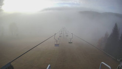 Lanovka - pohled dolů