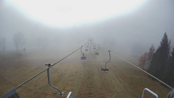 Lanovka - pohled dolů