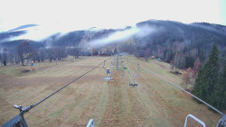 Lanovka - pohled dolů