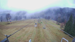 Lanovka - pohled dolů