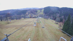 Lanovka - pohled dolů