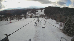 Lanovka - pohled dolů