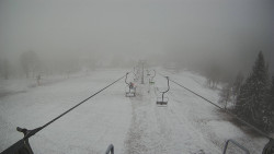 Lanovka - pohled dolů