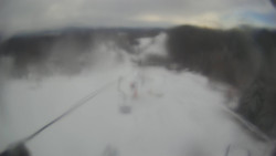 Lanovka - pohled dolů