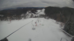 Lanovka - pohled dolů