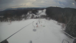 Lanovka - pohled dolů