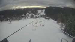 Lanovka - pohled dolů