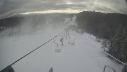 Lanovka - pohled dolů