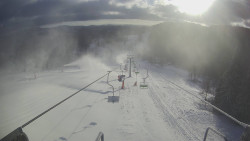 Lanovka - pohled dolů