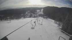 Lanovka - pohled dolů