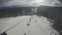 Lanovka - pohled dolů