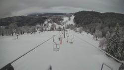 Lanovka - pohled dolů