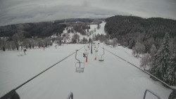 Lanovka - pohled dolů