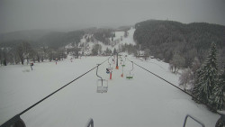 Lanovka - pohled dolů