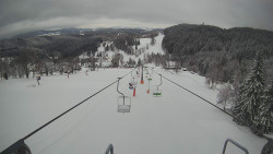 Lanovka - pohled dolů