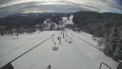 Lanovka - pohled dolů