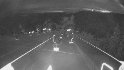 Lanovka - pohled dolů