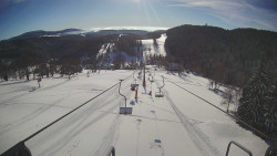 Lanovka - pohled dolů