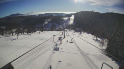 Lanovka - pohled dolů