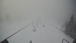 Lanovka - pohled dolů