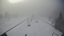 Lanovka - pohled dolů