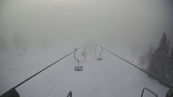 Lanovka - pohled dolů