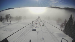 Lanovka - pohled dolů