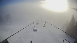 Lanovka - pohled dolů