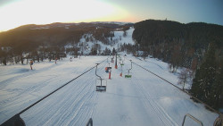 Lanovka - pohled dolů