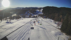 Lanovka - pohled dolů