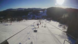 Lanovka - pohled dolů