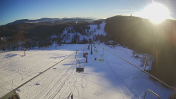 Lanovka - pohled dolů