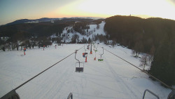 Lanovka - pohled dolů