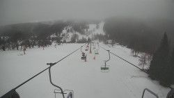 Lanovka - pohled dolů