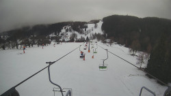 Lanovka - pohled dolů