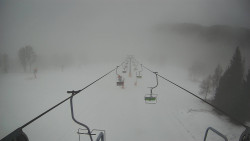 Lanovka - pohled dolů