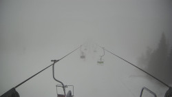 Lanovka - pohled dolů