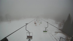 Lanovka - pohled dolů