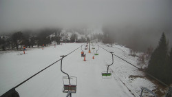 Lanovka - pohled dolů