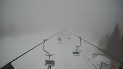 Lanovka - pohled dolů