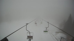 Lanovka - pohled dolů