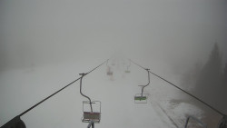 Lanovka - pohled dolů