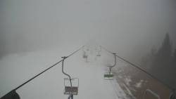 Lanovka - pohled dolů