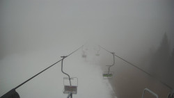 Lanovka - pohled dolů