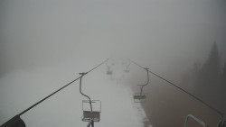 Lanovka - pohled dolů