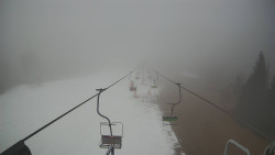 Lanovka - pohled dolů