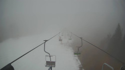 Lanovka - pohled dolů