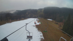 Lanovka - pohled dolů